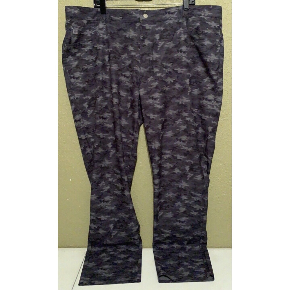 NEW Peter Millar Crown Sport Men's Size 42x32 Iron Gray eb66 Camo Golf Pants